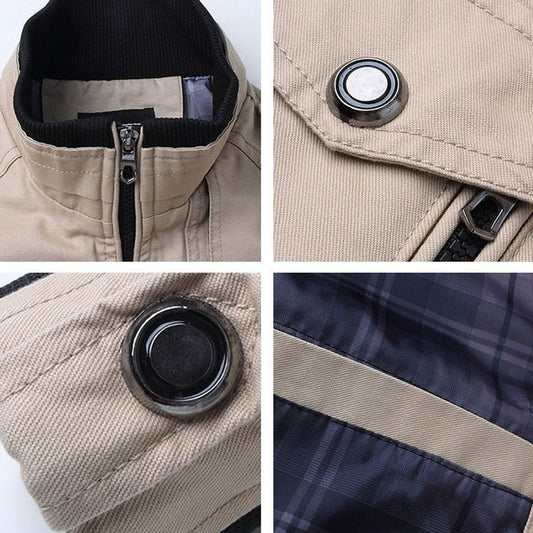 Stylische Bomberjacke Casual Design - IdealeKleiden