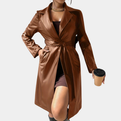 Elegant Women's Autumn Jacket Long Fashionable