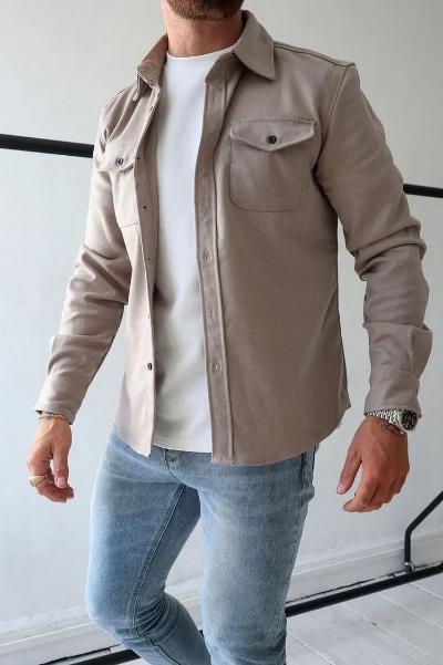 Men's Long Sleeve Shirt Modern Style