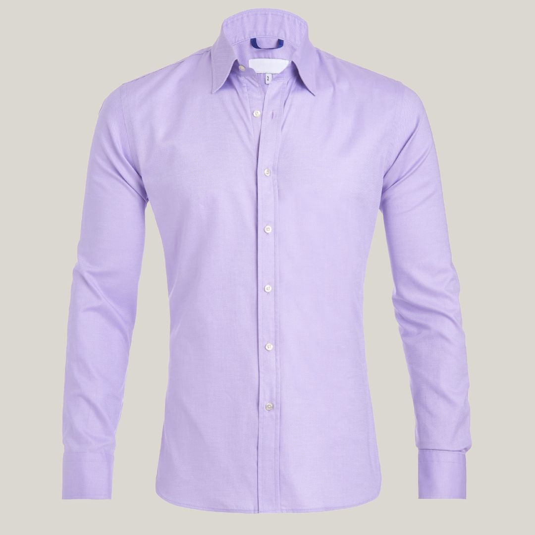 Men's Long-Sleeve Modern Zip Shirt