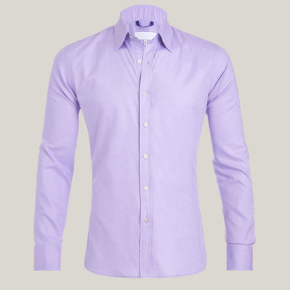 Men's Long-Sleeve Modern Zip Shirt