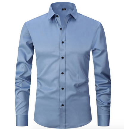 Men's Slim Fit Shirt Buttons Stretch