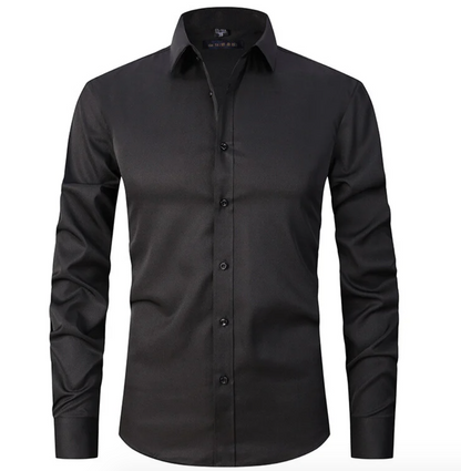 Men's Slim Fit Shirt Buttons Stretch