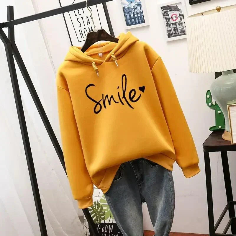Women's Hoodie Love Smile Design