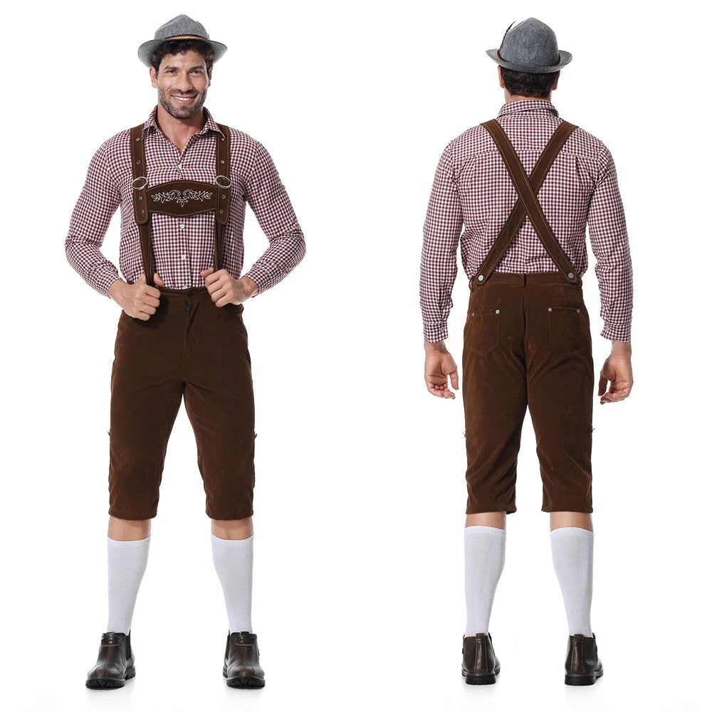 Oktoberfest Costume Men's Lederhosen Set