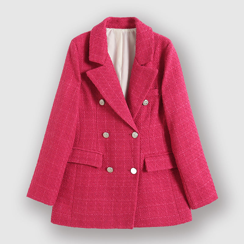 Elegant Men's Double-Breasted Blazer