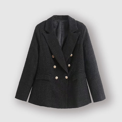 Elegant Men's Double-Breasted Blazer