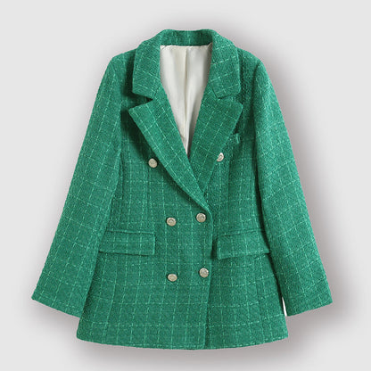 Elegant Men's Double-Breasted Blazer