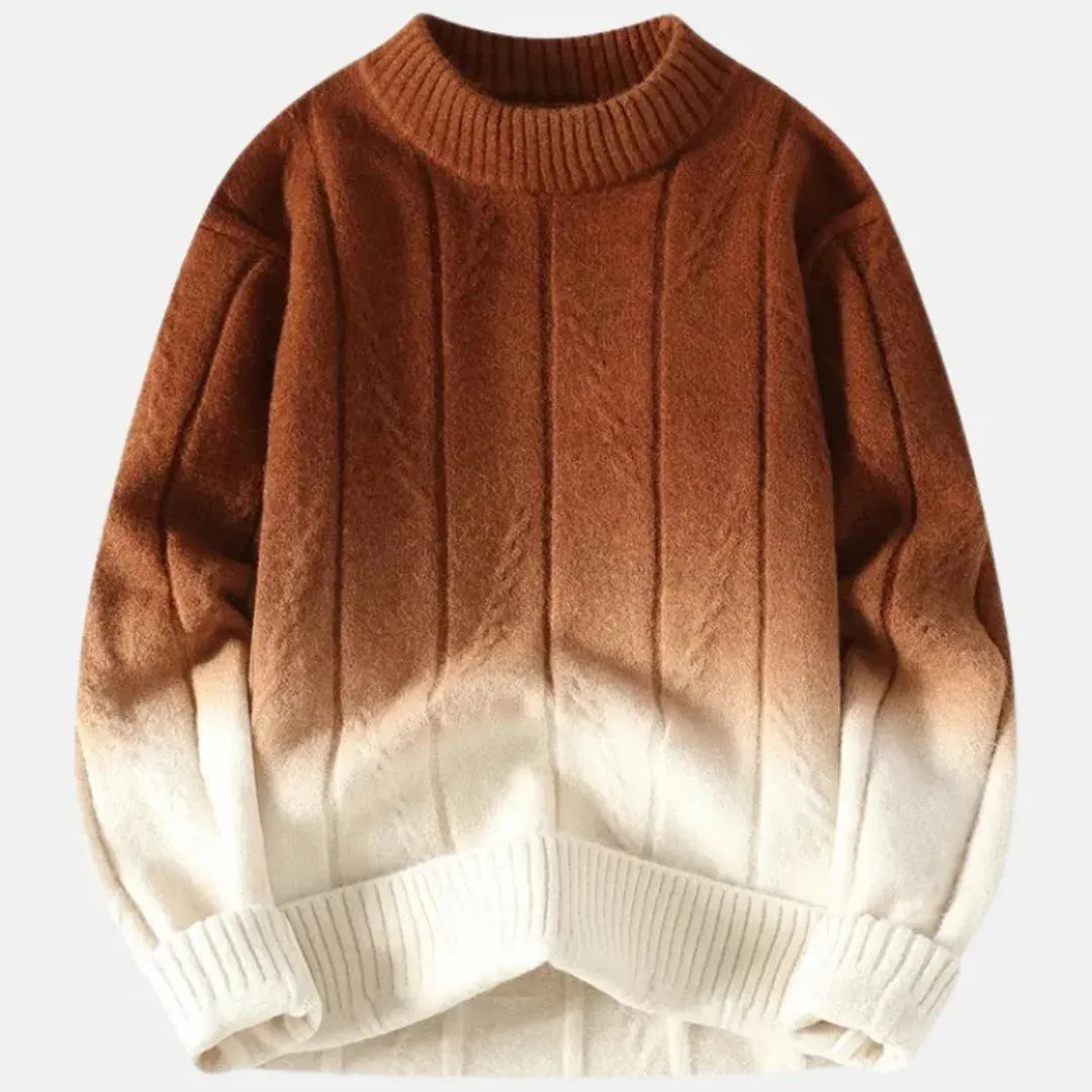 Damenschal Damenpullover Rundhals Wollmischung - IdealeKleiden