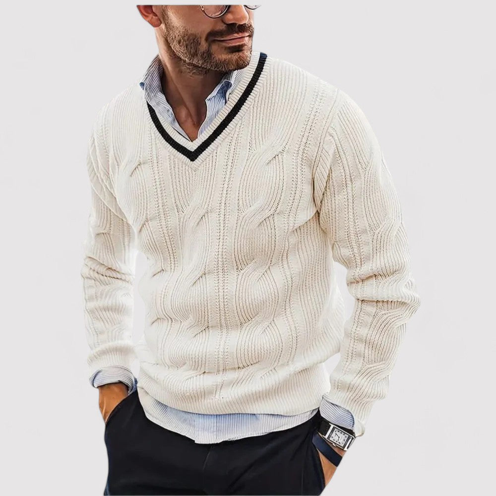 Langstrickpullover Damen Warm Kühle Tage - IdealeKleiden