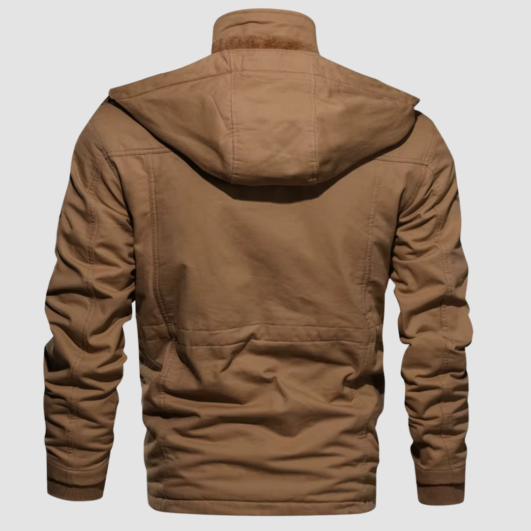 Herren Wintermantel Warm Kapuze - IdealeKleiden
