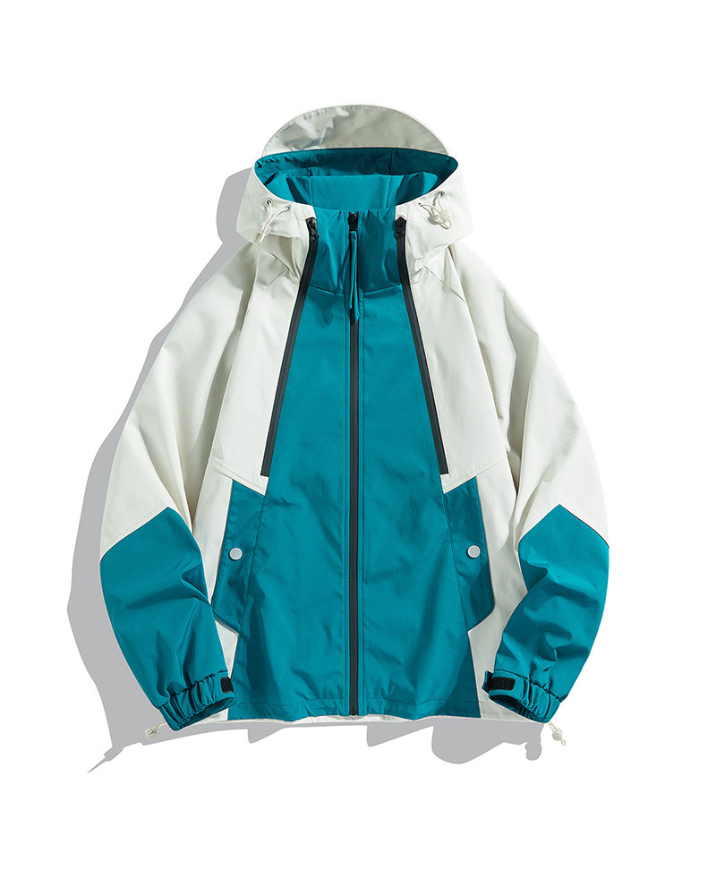Waterproof Unisex Jacket Hood Raincoat