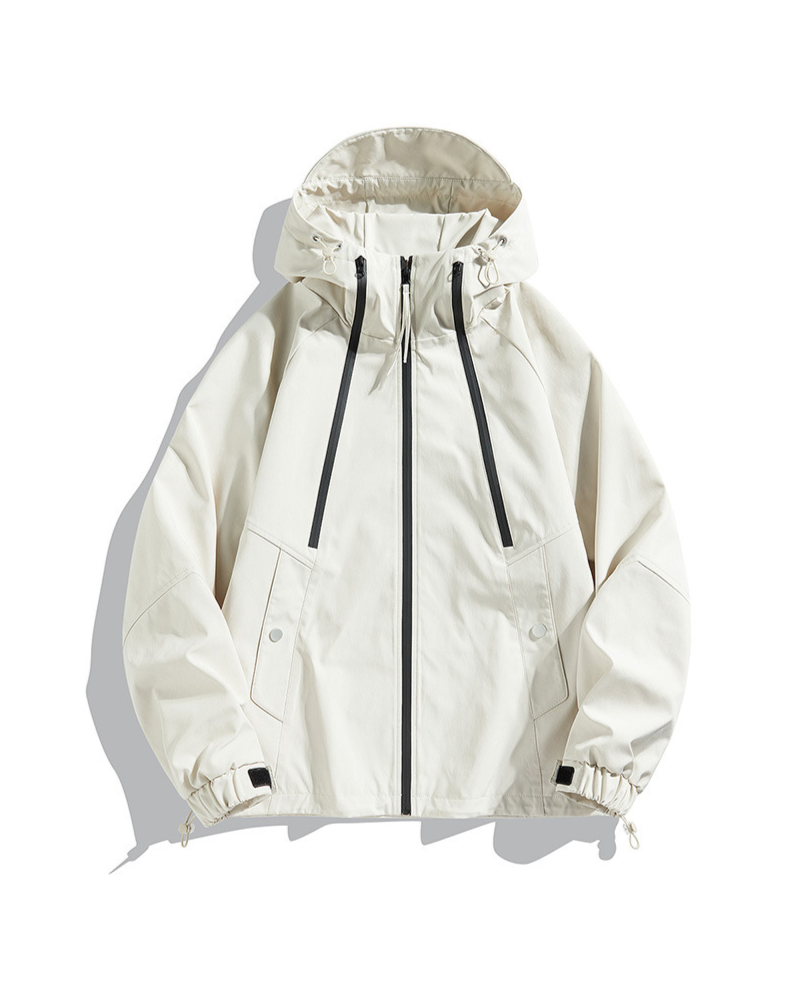 Waterproof Unisex Jacket Hood Raincoat