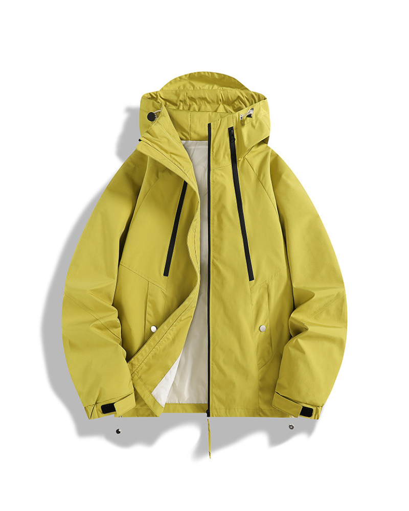 Waterproof Unisex Jacket Hood Raincoat