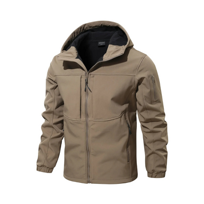 Men's Outdoor Jacket Hood Fleece Insulation