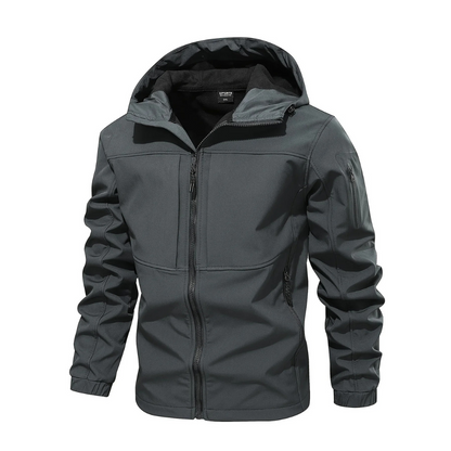 Men's Outdoor Jacket Hood Fleece Insulation