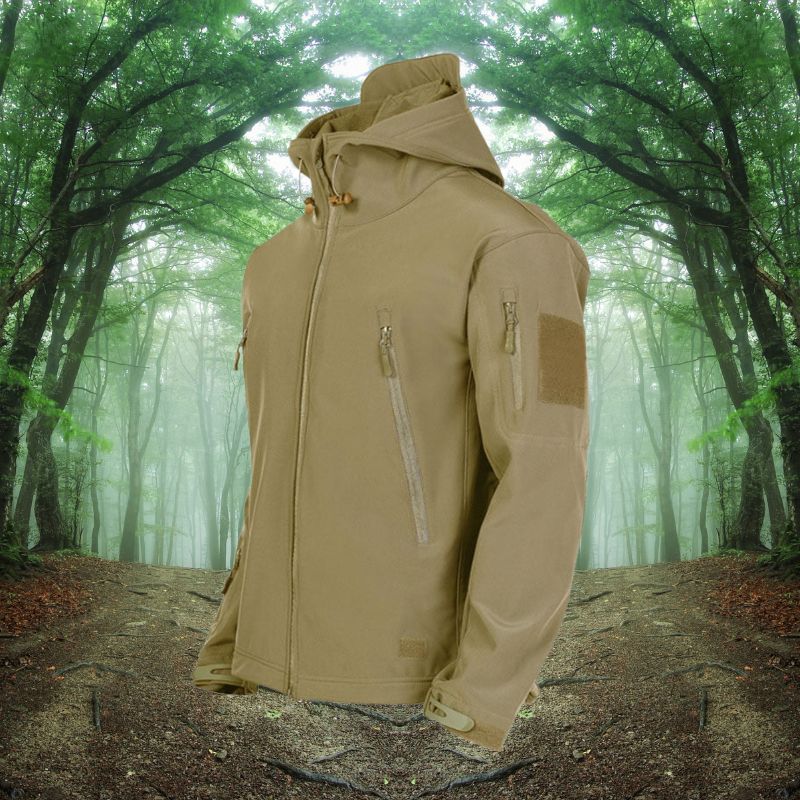 Waterproof Men's Windproof Hooded Jacket