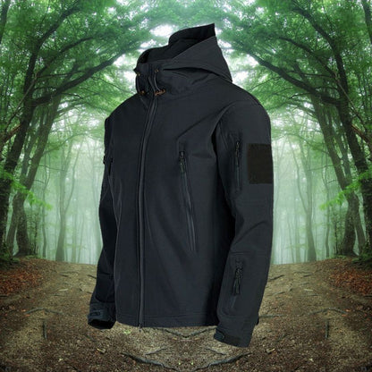 Wasserdichte Herrenjacke Winddicht Mit Kapuze - IdealeKleiden