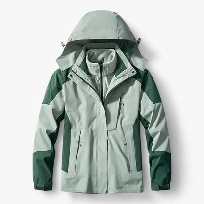 Waterproof Men's Outdoor Jacket Hooded Fleece