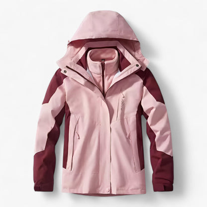 Waterproof Men's Outdoor Jacket Hooded Fleece