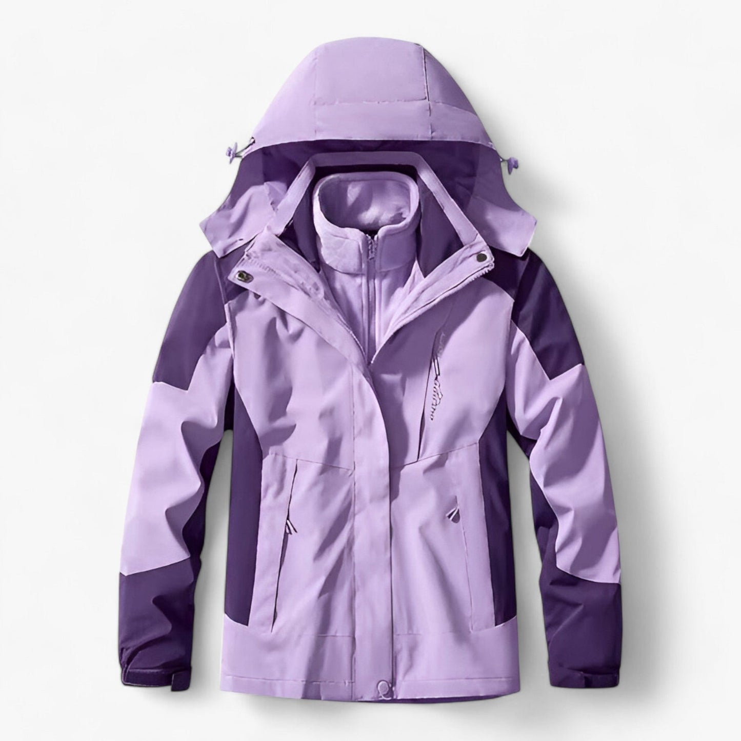 Waterproof Men's Outdoor Jacket Hooded Fleece