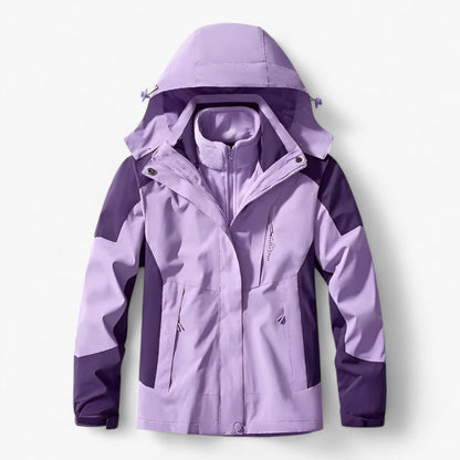 Waterproof Men's Outdoor Jacket Hooded Fleece