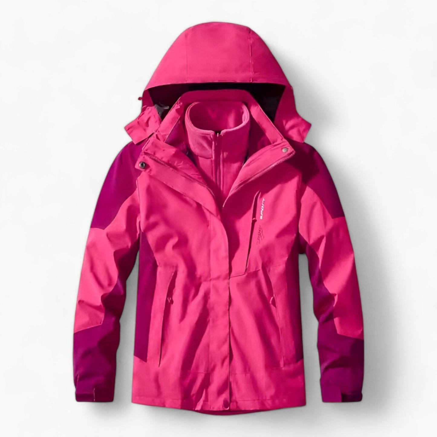 Waterproof Men's Outdoor Jacket Hooded Fleece