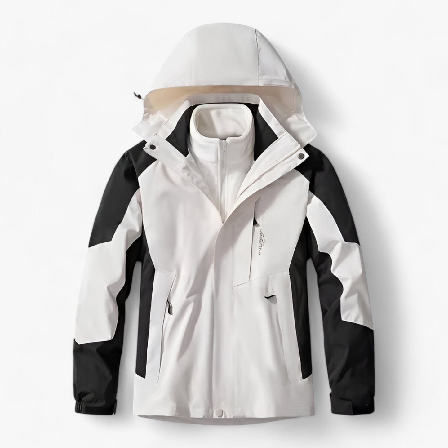 Waterproof Men's Outdoor Jacket Hooded Fleece