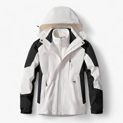 Waterproof Men's Outdoor Jacket Hooded Fleece