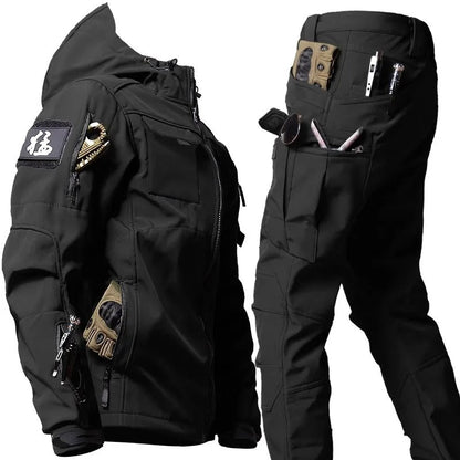 Waterproof Outdoor Jacket and Trousers Set for Men