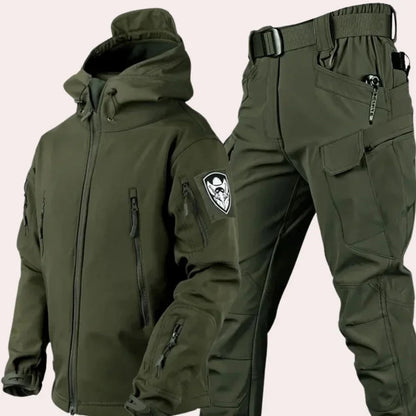 Waterproof Outdoor Jacket and Trousers Military Style Men's
