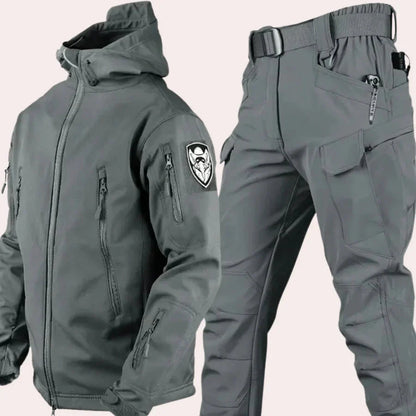 Waterproof Outdoor Jacket and Trousers Military Style Men's