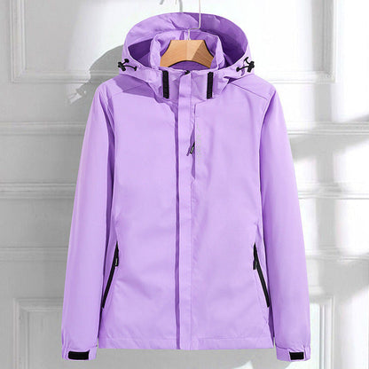 Women's Lightweight Water-Repellent Rain Jacket