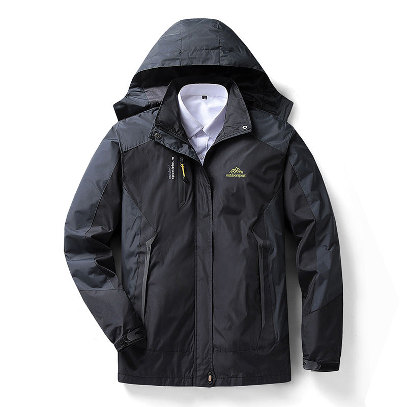Women's Waterproof Jacket with Detachable Hood