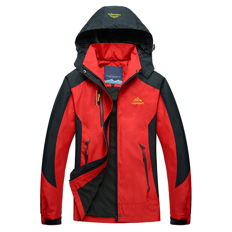 Women's Waterproof Jacket with Detachable Hood