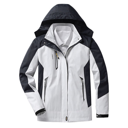 Women's Waterproof Jacket with Detachable Hood