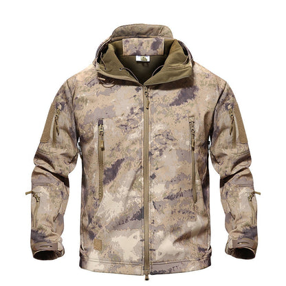 Men's Waterproof Outdoor Jacket Tactical Windbreaker