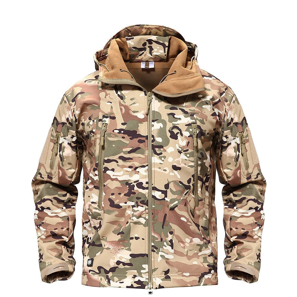 Men's Waterproof Outdoor Jacket Tactical Windbreaker
