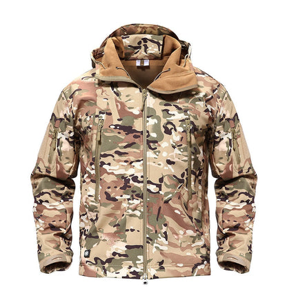 Men's Waterproof Outdoor Jacket Tactical Windbreaker