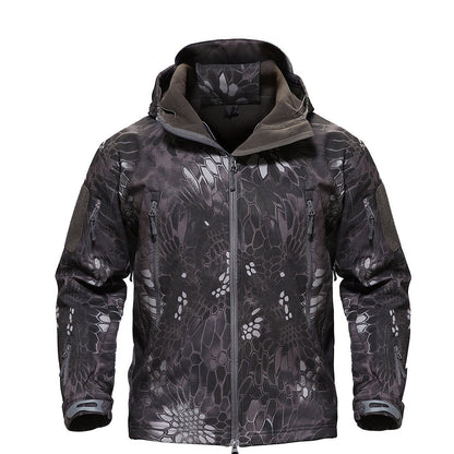 Men's Waterproof Outdoor Jacket Tactical Windbreaker