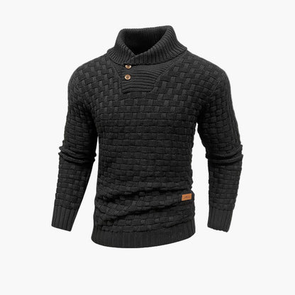 Stylische Strickjacke mit Knöpfen - Elegantes Winteroutfit - IdealeKleiden