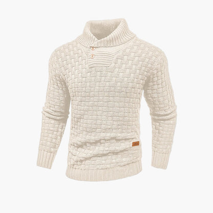Stylish Cardigan with Buttons - Elegant Winter Outfit