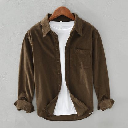 Men's Overshirt Casual Long Sleeve Modern