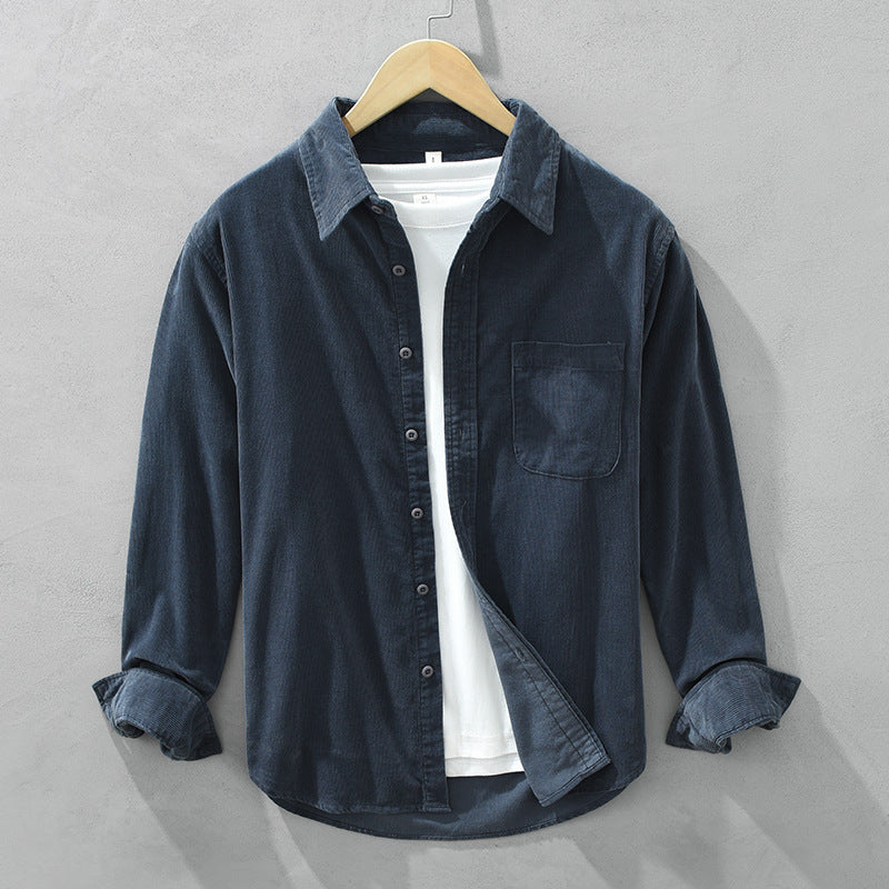Men's Overshirt Casual Long Sleeve Modern