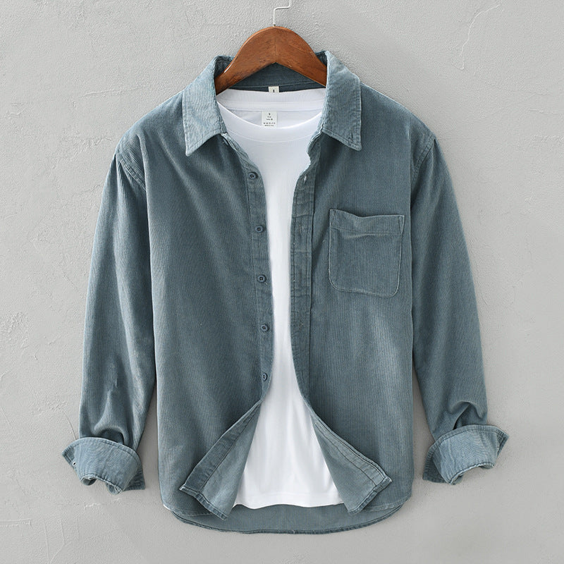 Men's Overshirt Casual Long Sleeve Modern