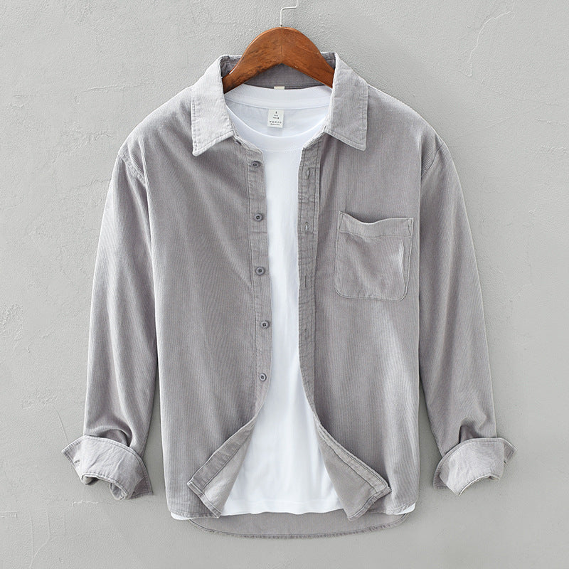 Men's Overshirt Casual Long Sleeve Modern