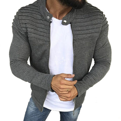 Men's Slim Fit Zip-Up Sweatshirt