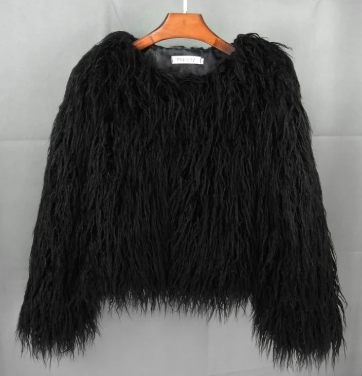 Damen Winterjacke Weich Flauschig Elegant - IdealeKleiden