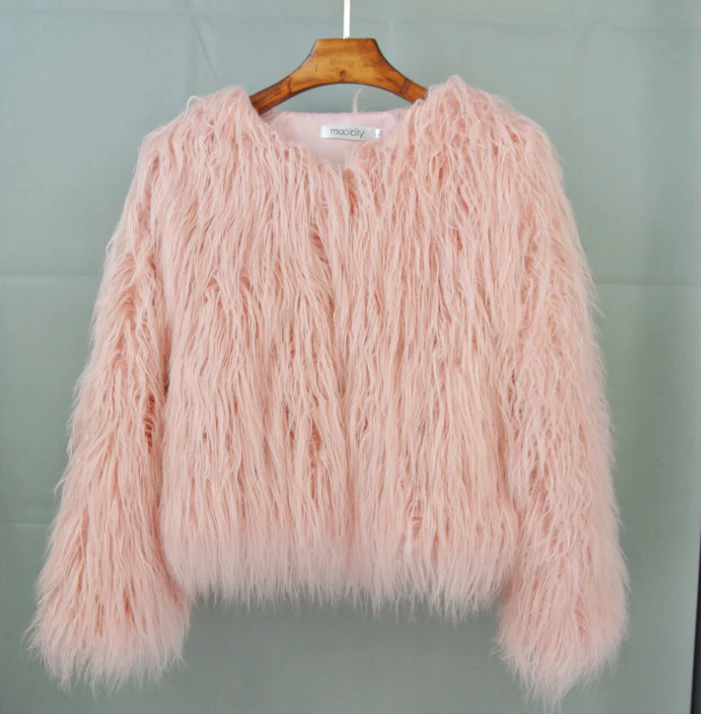 Women's Winter Jacket Soft Fluffy Elegant