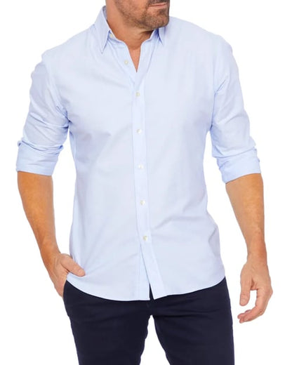 Men's Shirt Wrinkle-Free Iron-Free